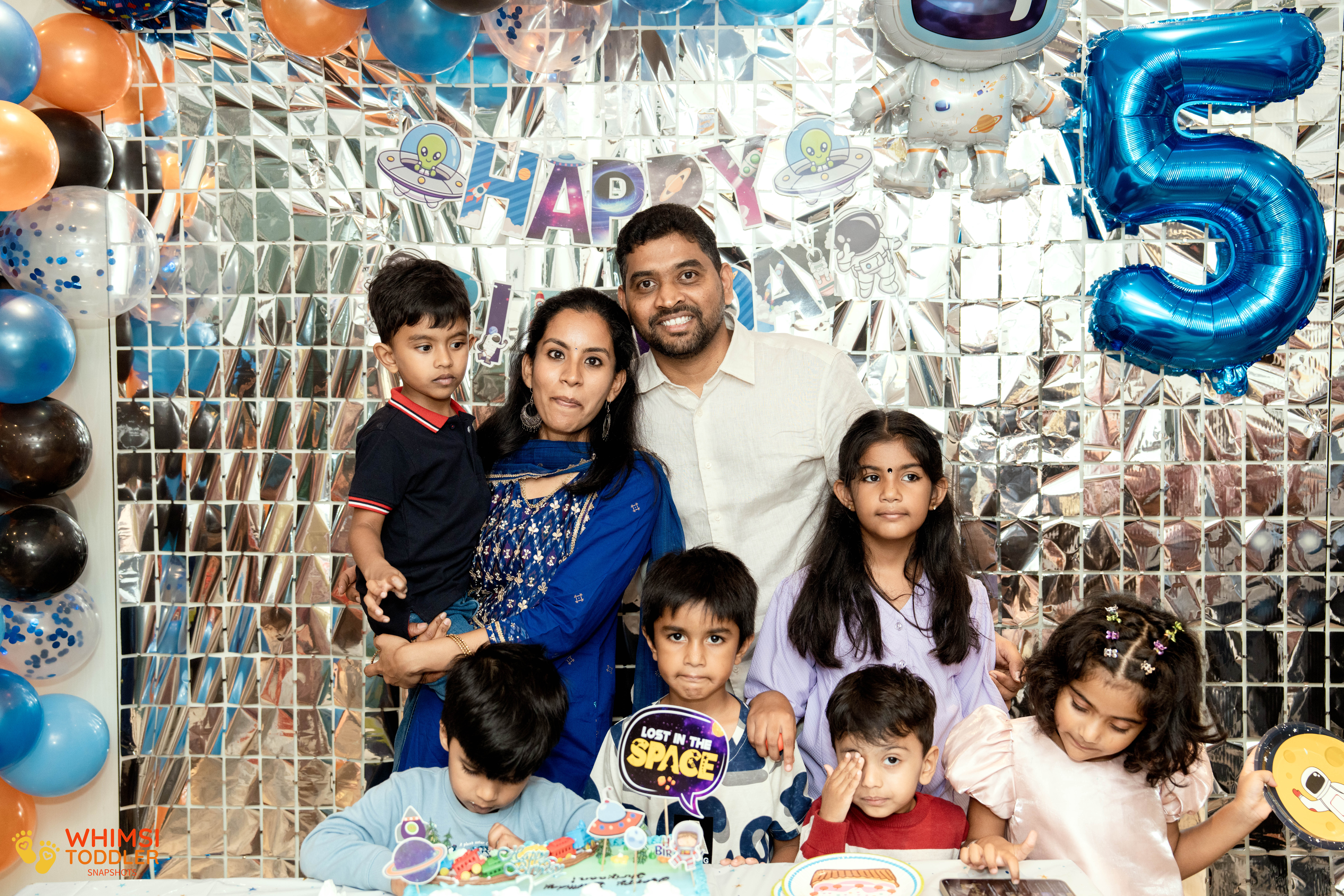 Birthday celebration candid
